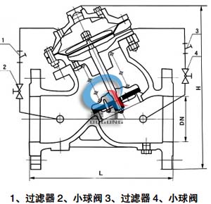 JD745X多功能水泵控制閥 (結構圖)