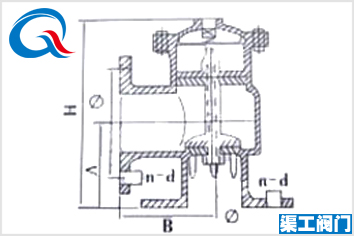 H142X液壓水位控制閥結(jié)構(gòu)圖-上海渠工閥門(mén)